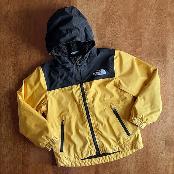 The North Face yellow fleece-lined jacket XS 6 - Picture 1 of 15